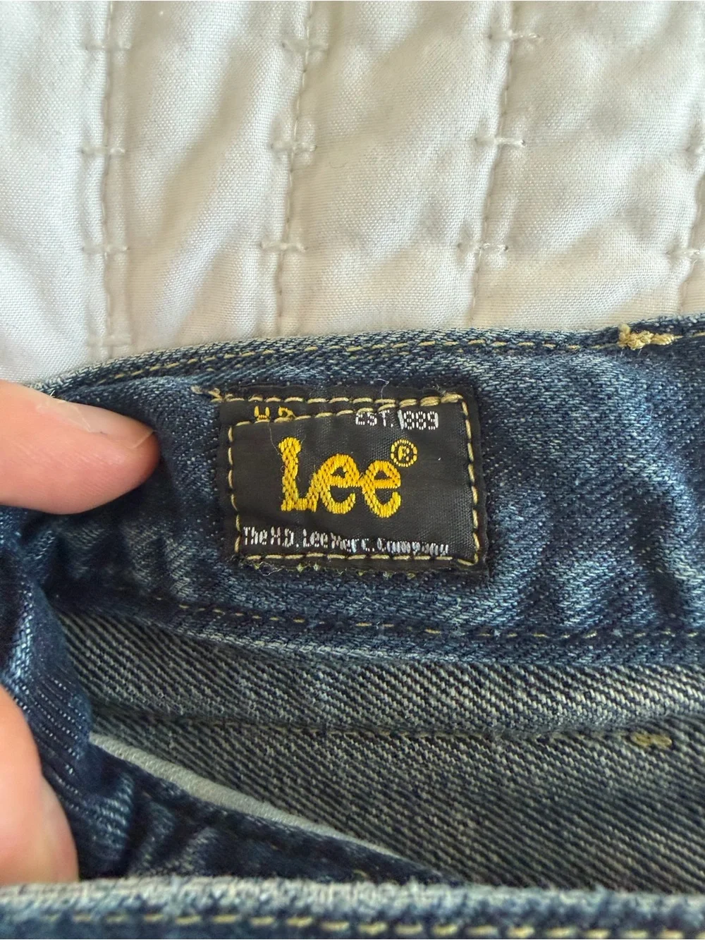 J.Crew X Lee Slim fit mid wash jeans men’s 32×32